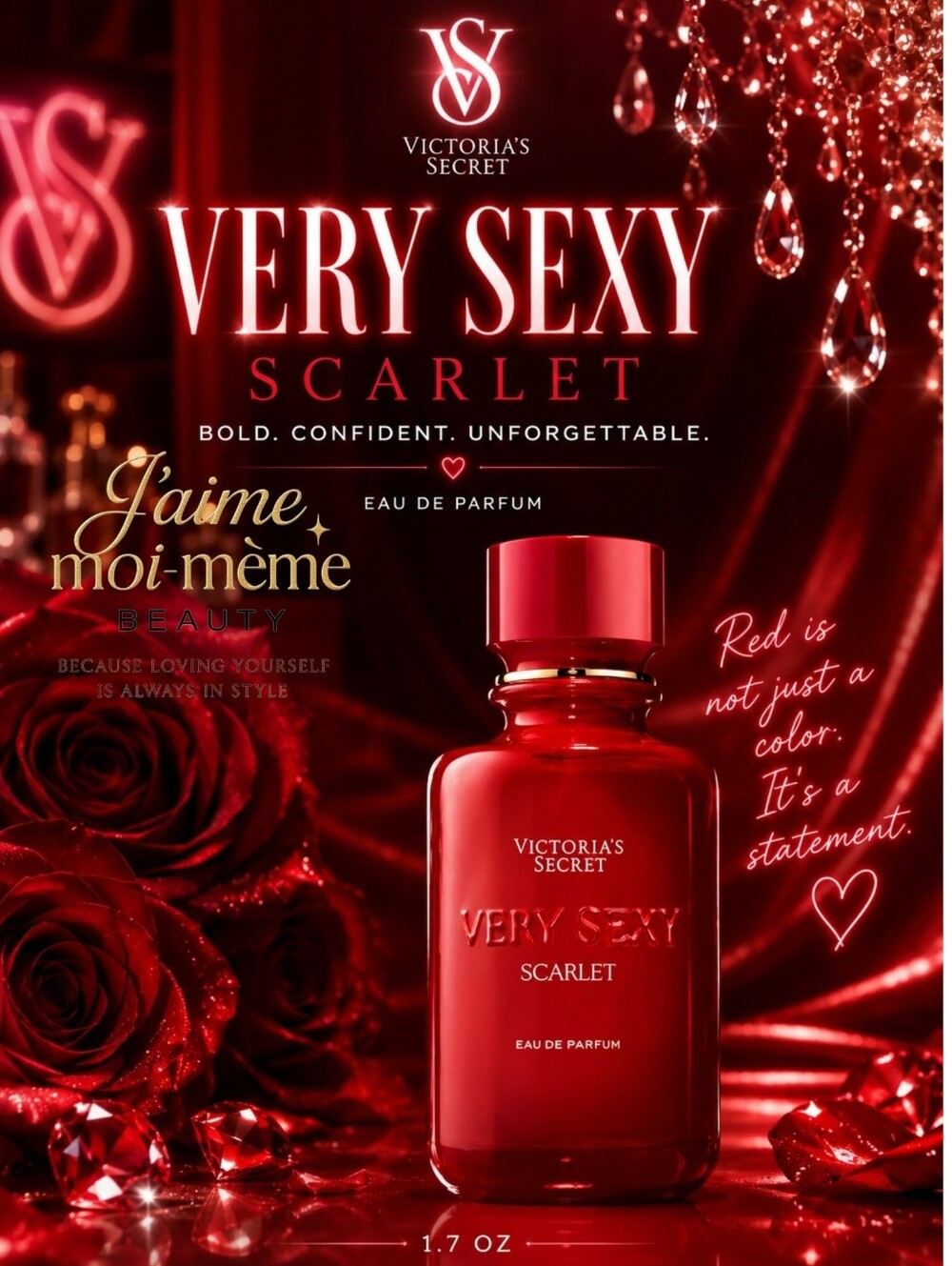 Victoria's Secret Very Sexy Scarlet 1.7 OZ - DISCONTINUED - NEW & SEALED